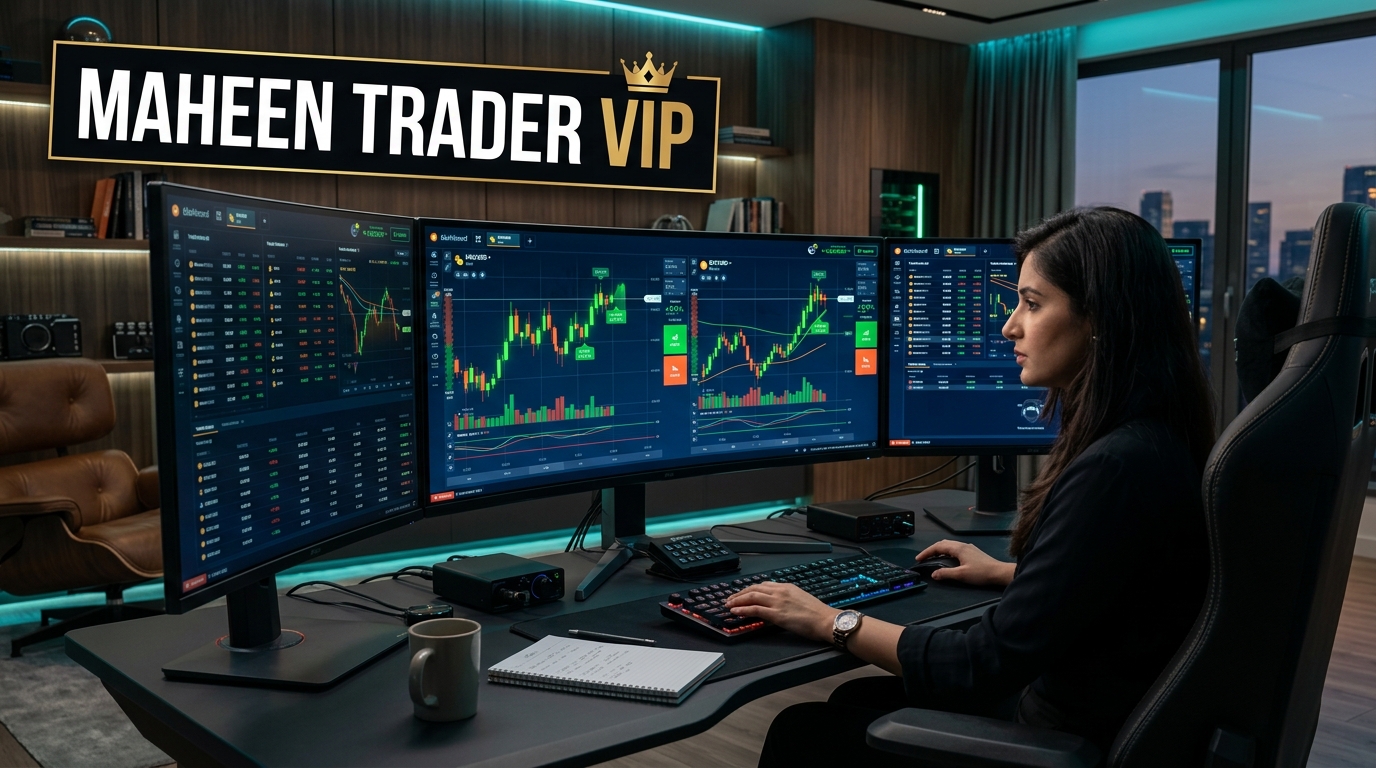 Maheen Trader VIP Dashboard